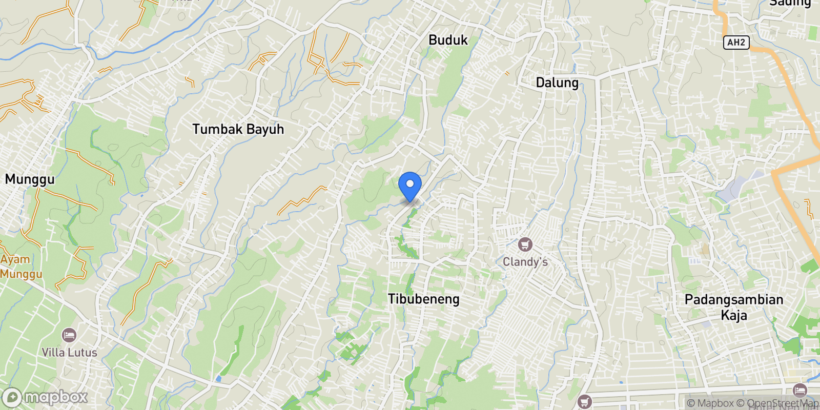 Map showing Jl. Beringin, Dalung, Kec. Kuta Utara, Kabupaten Badung, Bali, Indonesia, North Kuta, Bali, Indonesia.