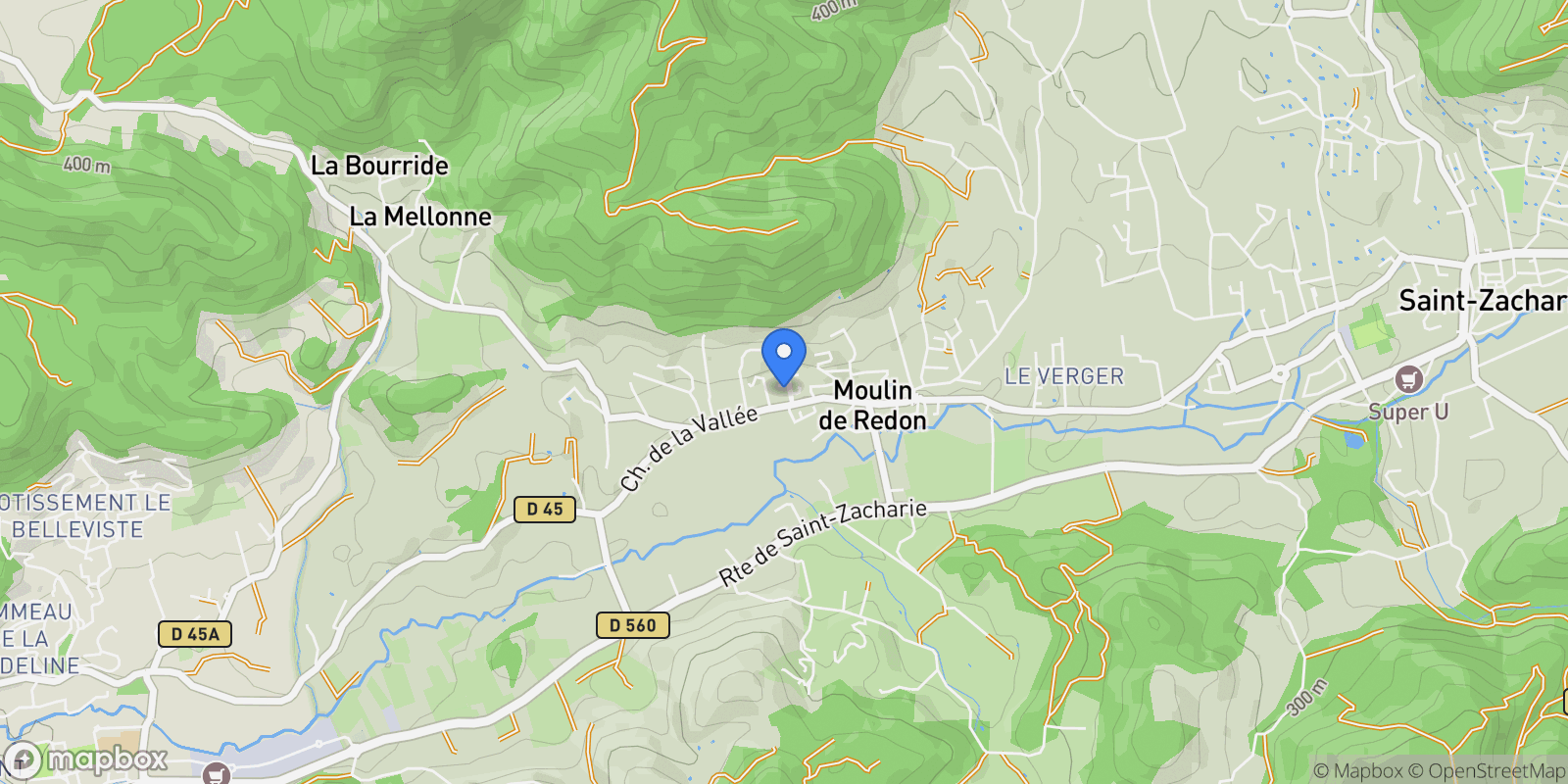 Map showing Auriol, Provence-Alpes-Côte d'Azur, France.