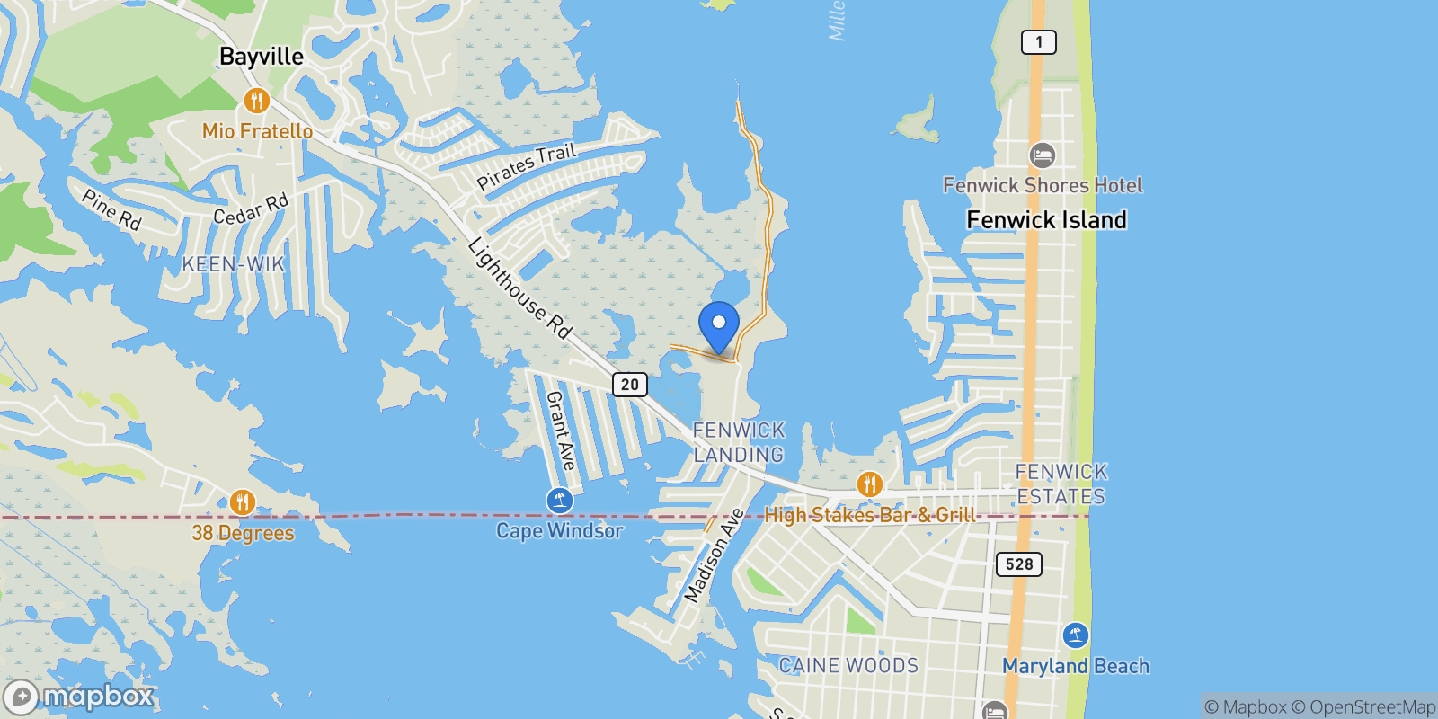 Map showing 30730 Keepers Walk, Selbyville, DE 19975, Selbyville, Delaware, United States.