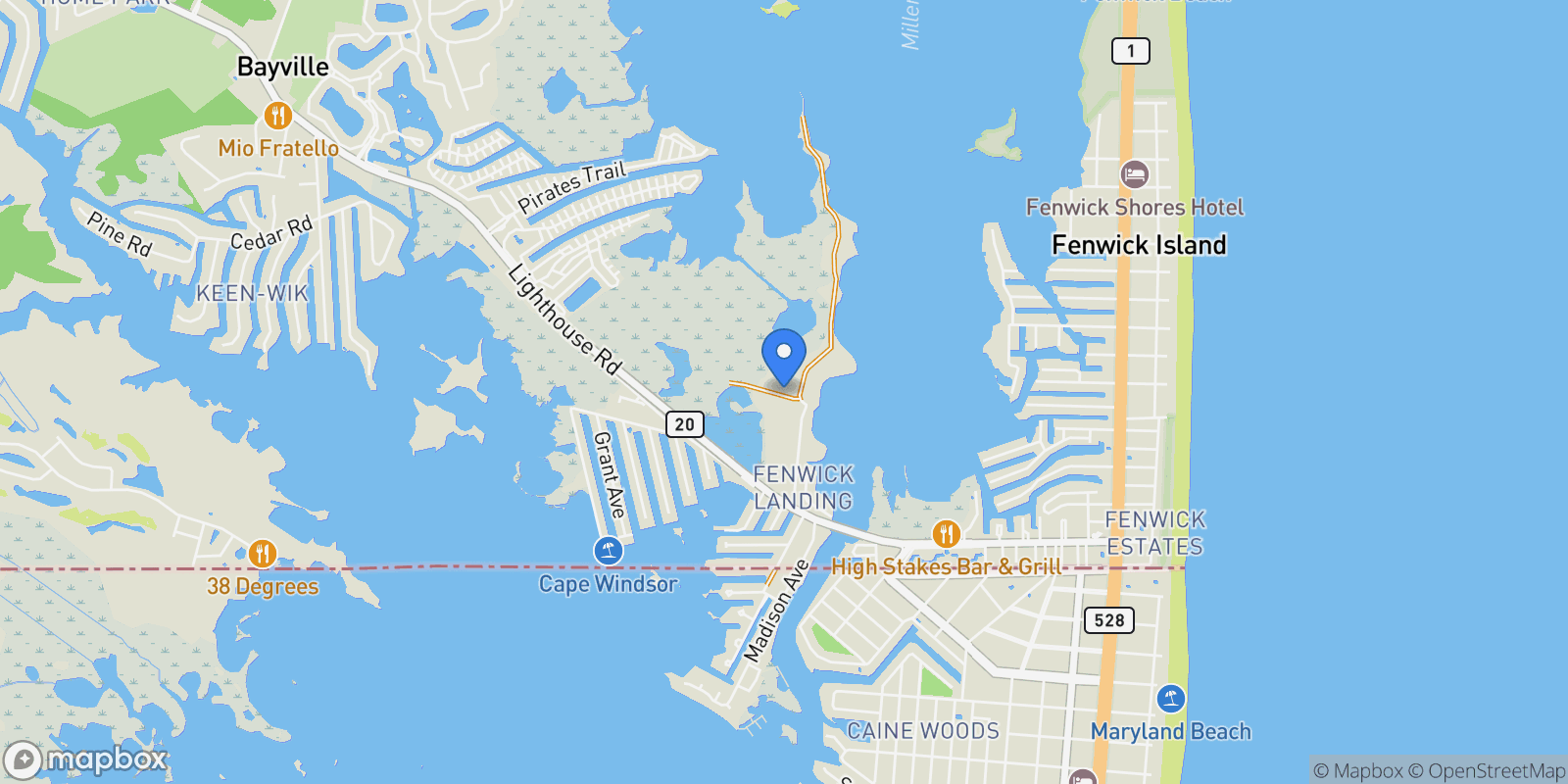 Map showing 30736 Keepers Walk, Selbyville, DE 19975, Selbyville, Delaware, United States.