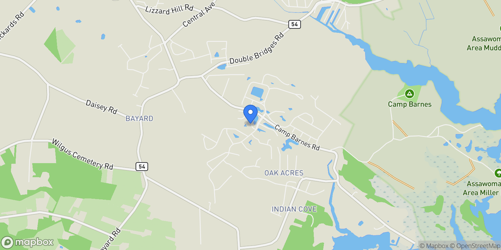 Map showing 30525 Ebbtide Pass, Frankford, DE 19945, Frankford, Delaware, United States.