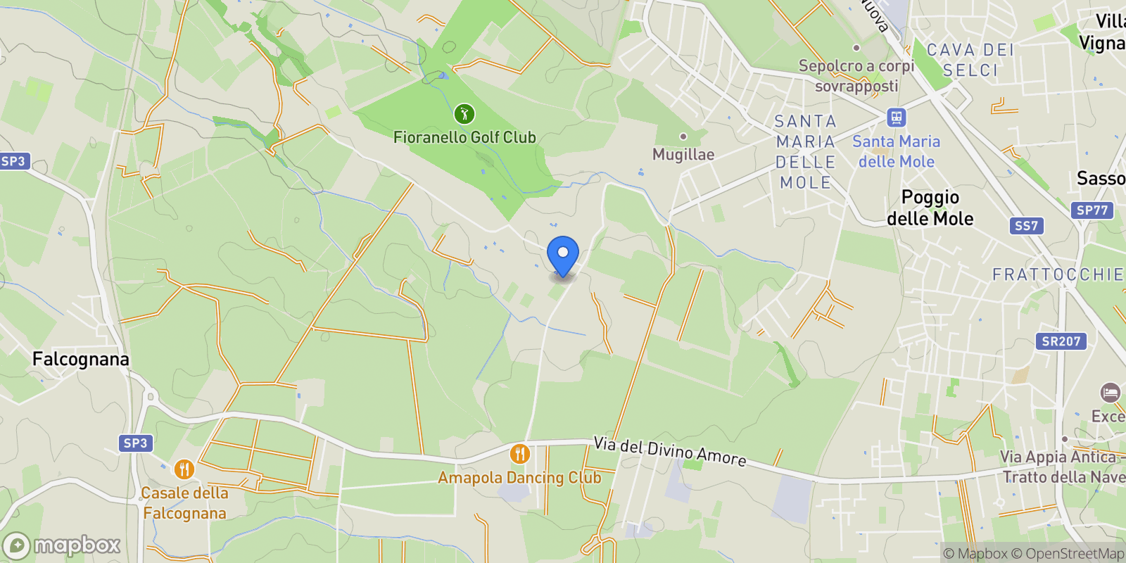 Map showing viale della Repubblica, Rome, Lazio, Italy.