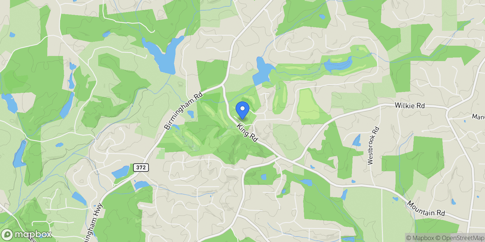 Map showing Milton, Georgia, United States.