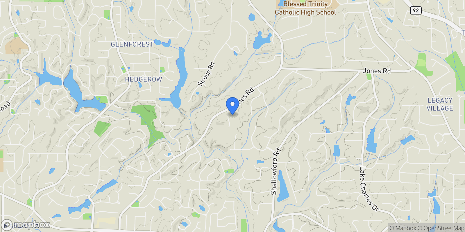 Map showing Roswell, Georgia, United States.