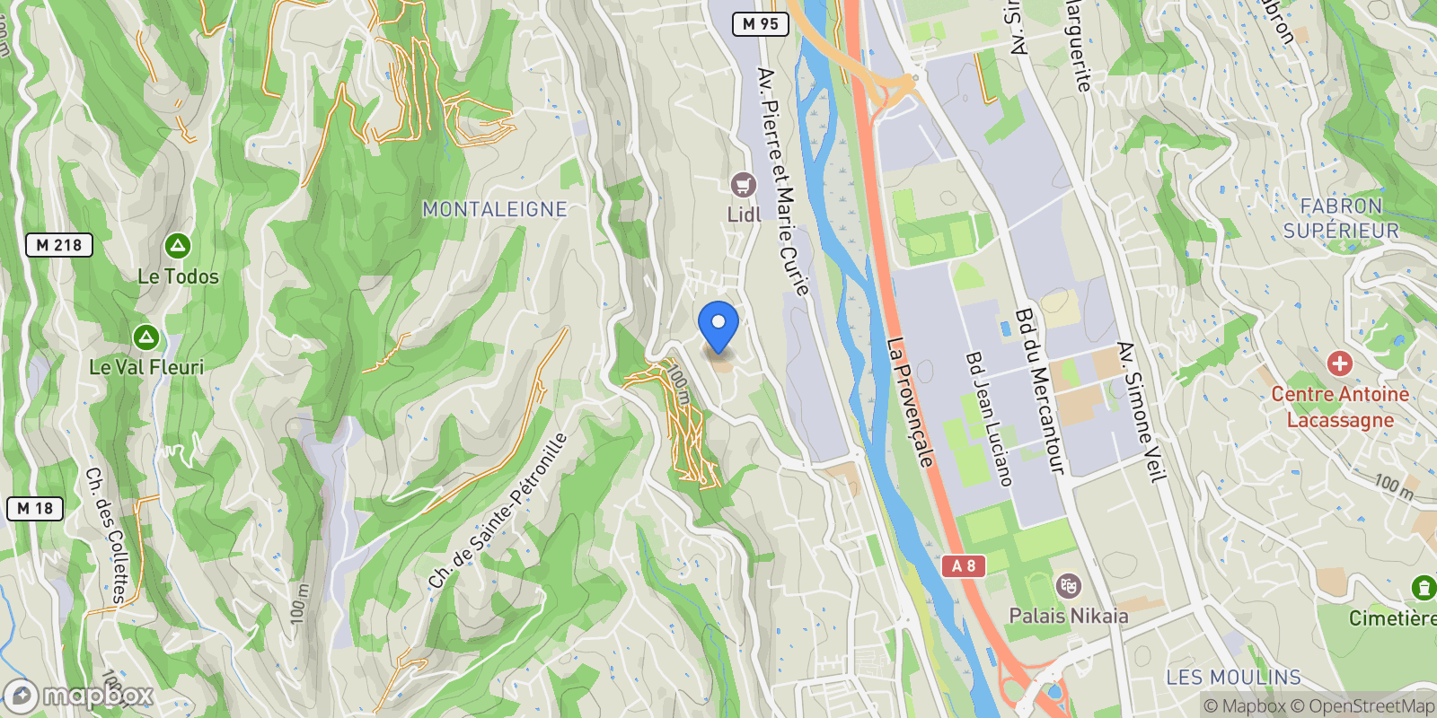 Map showing St-Laurent-du-Var, Provence-Alpes-Côte d'Azur, France.