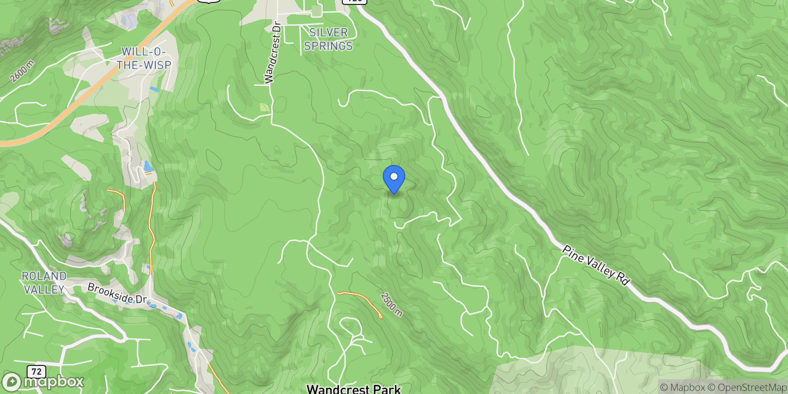 Map showing 33958 Running Bear Trail, Ojo Caliente, New Mexico, United States.