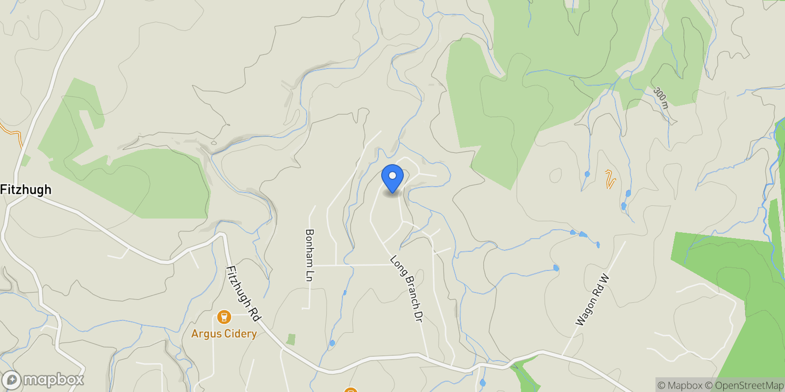 Map showing 10921 Long Branch DR, Austin, Texas, United States.