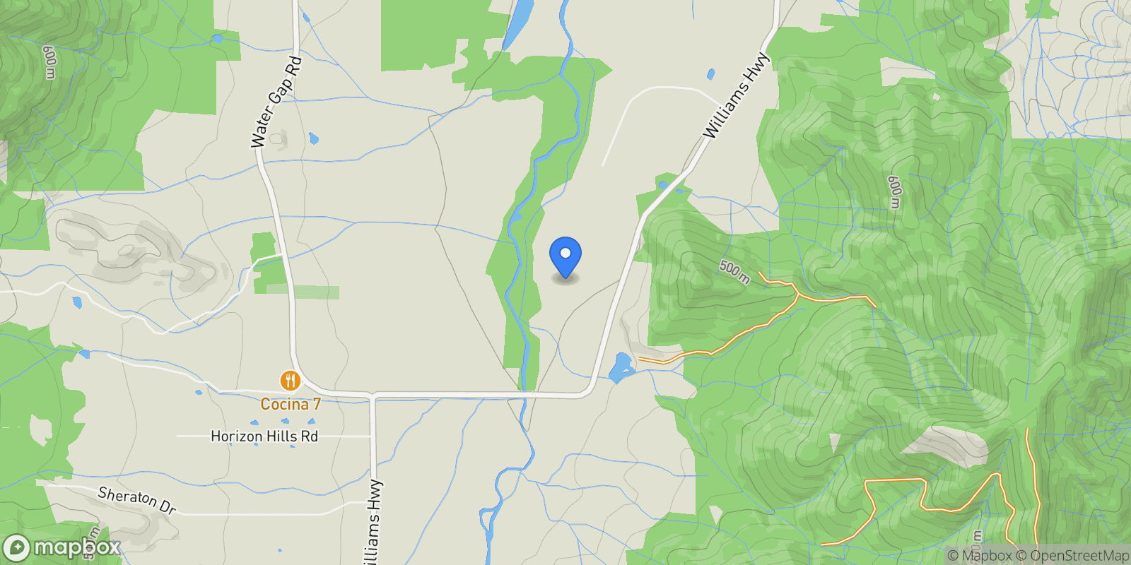 Map showing 18200 Williams Highway , Williams, OR 97544, Williams, Oregon, United States.
