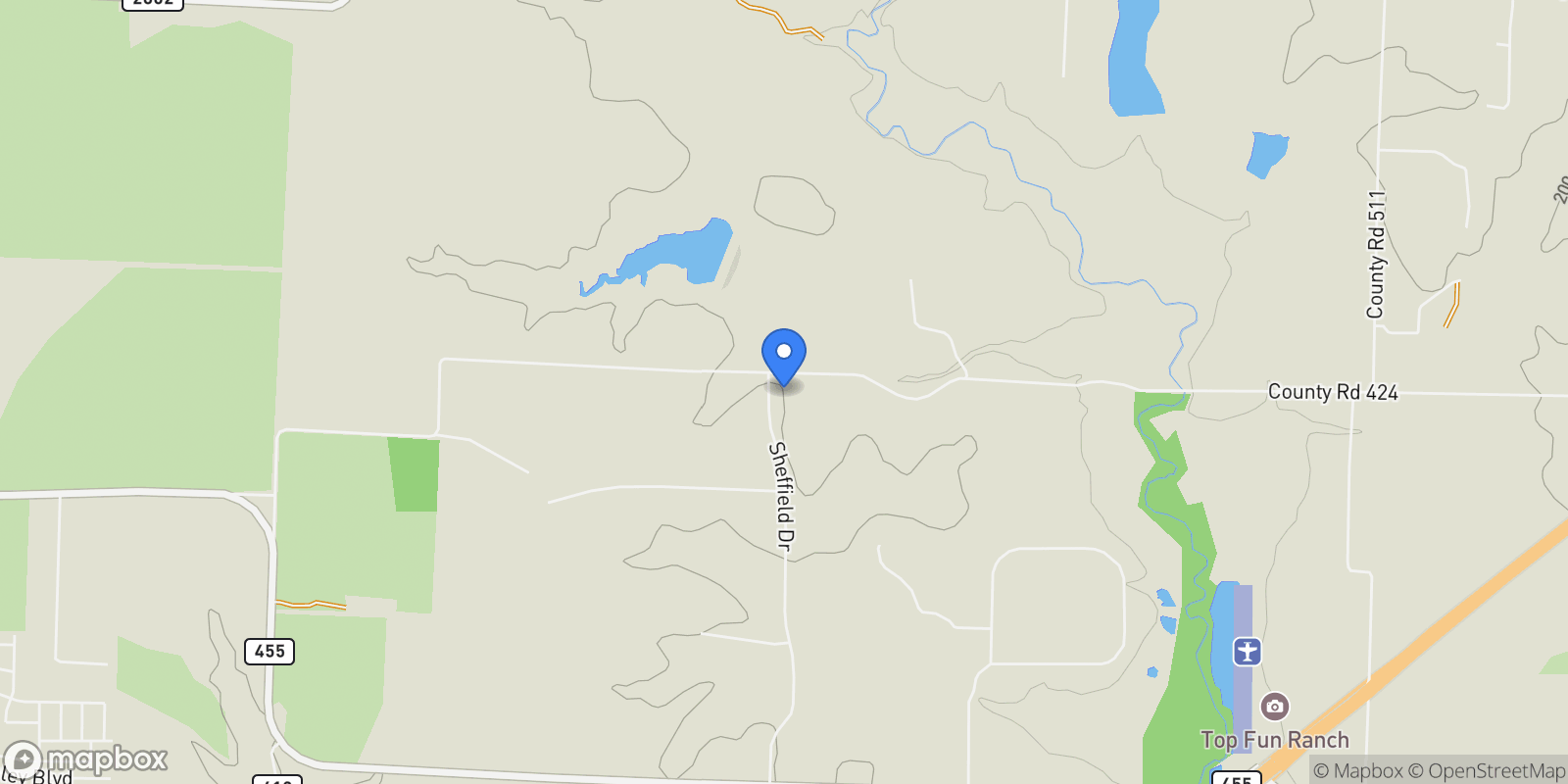 Map showing 11854 Sheffield Drive, Anna, Texas, United States.