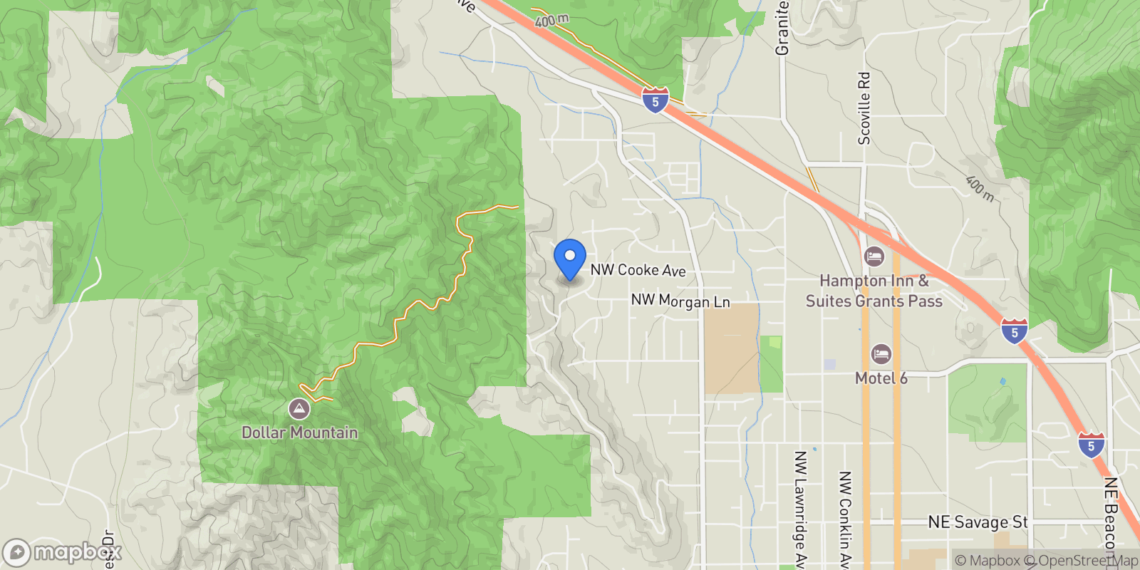 Map showing 1946 NW Crown Street , Grants Pass, OR 97526, Grants Pass, Oregon, United States.