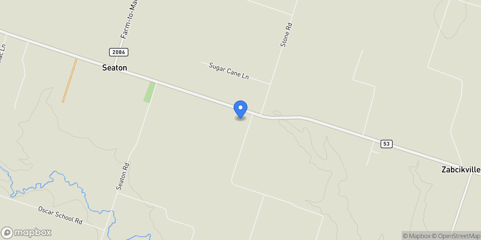 Map showing 310 Hruskaville RD, Temple, Texas, United States.
