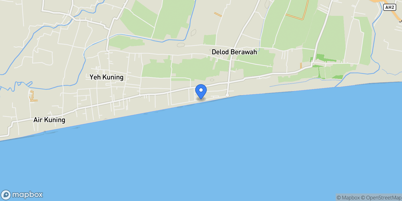 Map showing Bali, Indonesia.