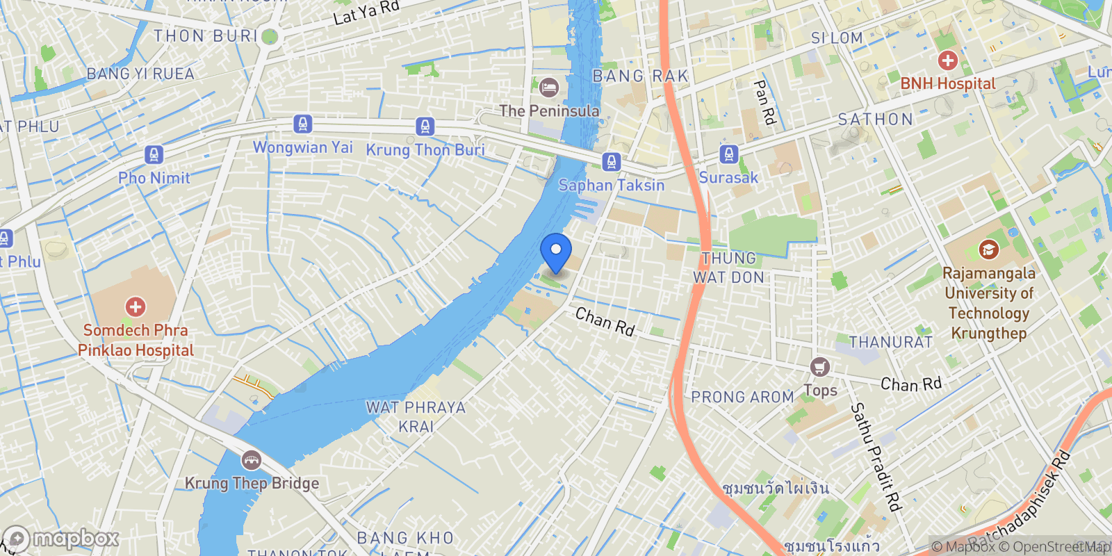 Map showing 300/1 Charoen Krung Road, Khwaeng Yan Nawa, Khet Sathon, Krung Thep Maha Nakhon 10120, Thailand, Bangkok, Krung Thep Maha Nakhon, Thailand.