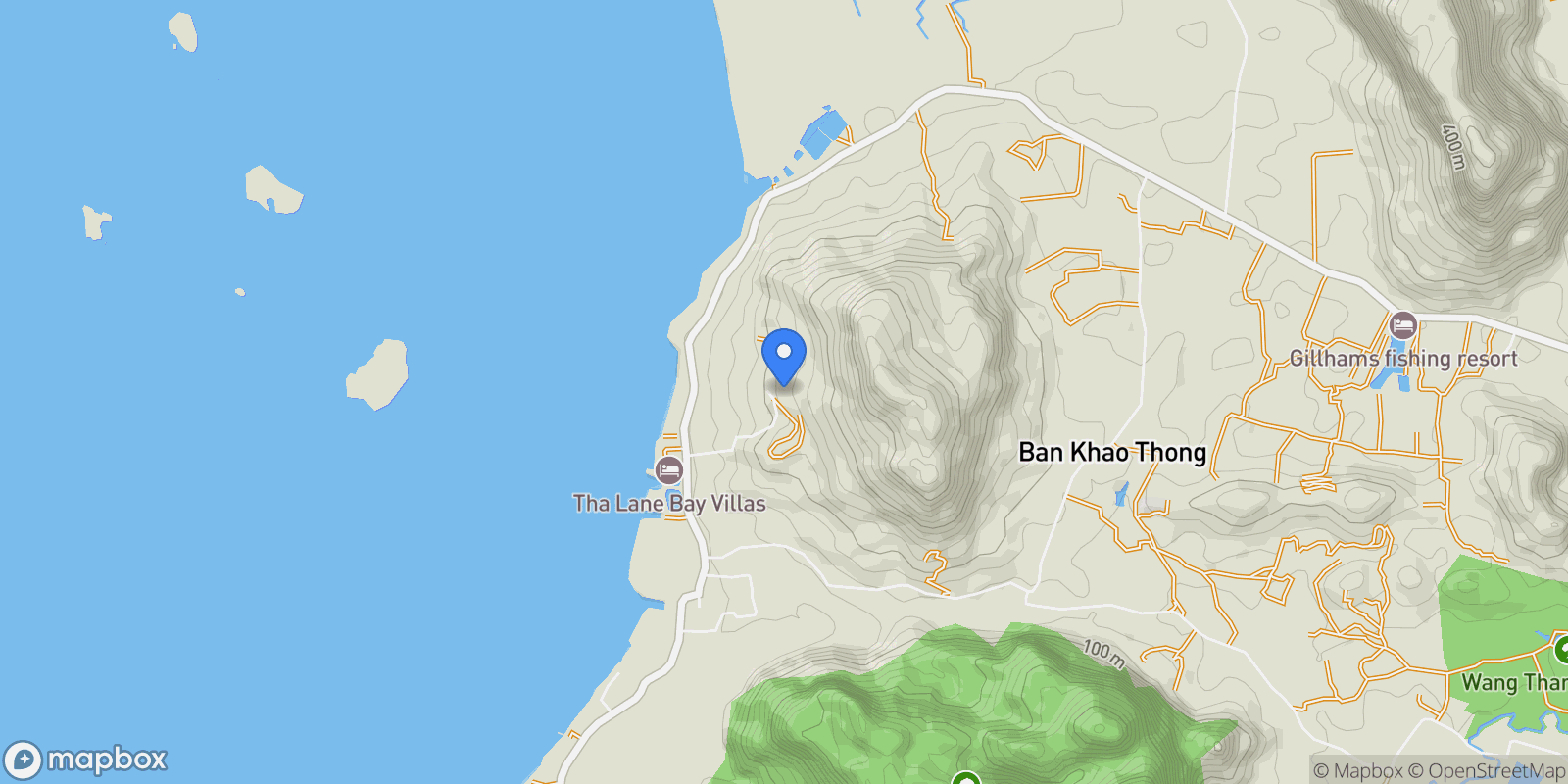 Map showing Krabi, Mueang Krabi District, Krabi, Khao Thong, Krabi, Thailand.