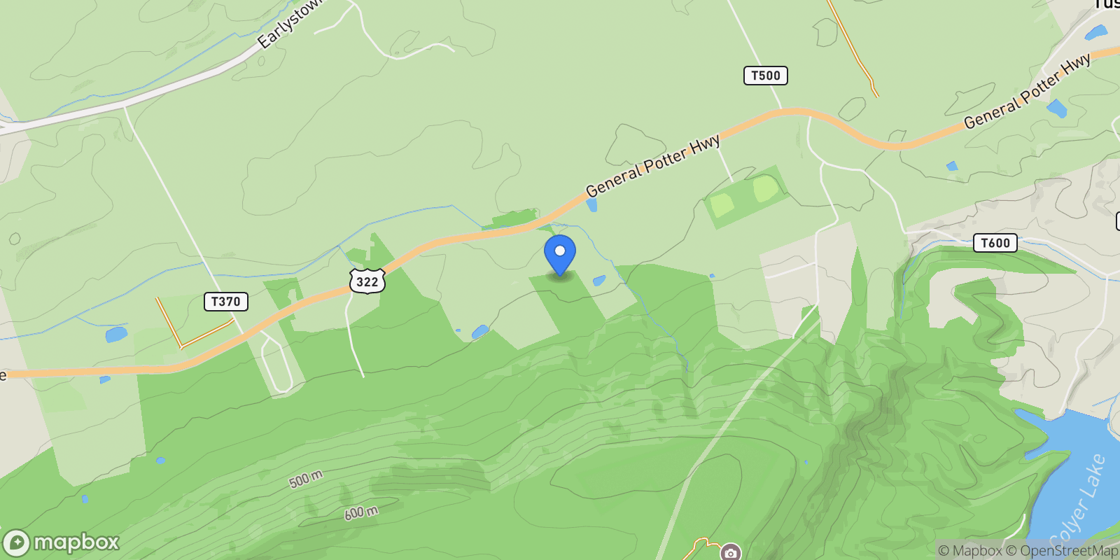 Map showing 1870 General Potter Hwy, Centre Hall, PA 16828, Centre Hall, Pennsylvania, United States.