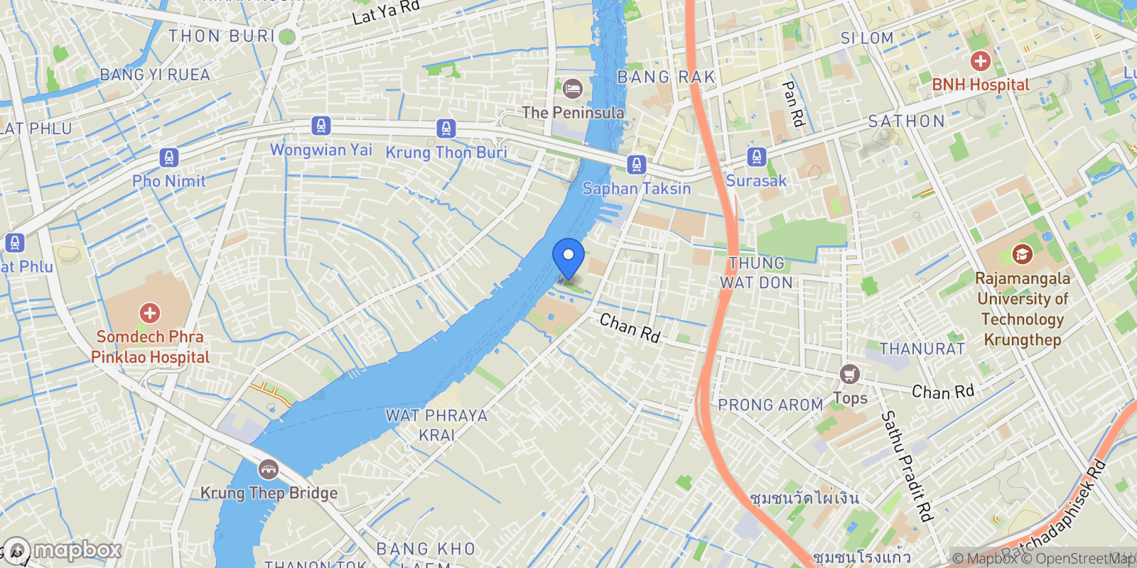Map showing 300/1 Charoen Krung Rd, Khwaeng Yan Nawa, Khet Sathon, Krung Thep Maha Nakhon 10120, Thailand, Bangkok, Krung Thep Maha Nakhon, Thailand.