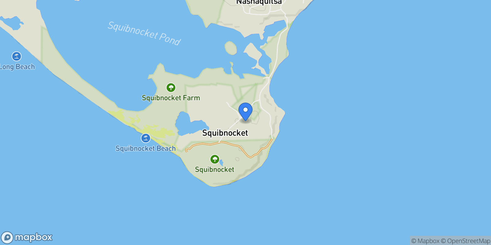 Map showing 18 Spruce Gate Road, Chilmark, MA 02535, Chilmark, Massachusetts, United States.