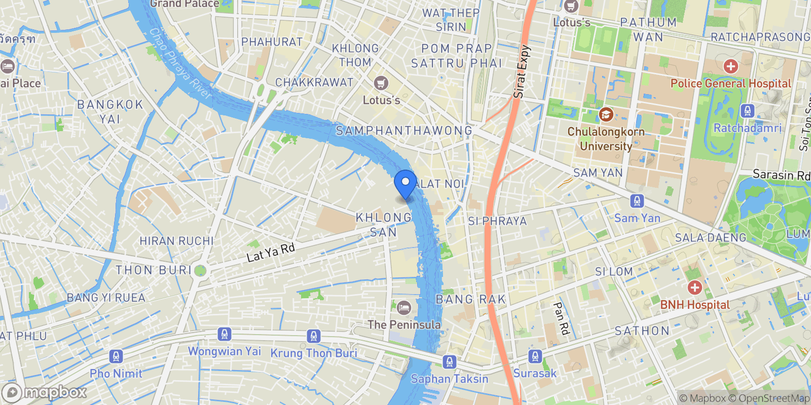 Map showing 1188 Soi Somdet Chao Phraya 17, Khwaeng Khlong San, Khet Khlong San, Krung Thep Maha Nakhon 10600, Thailand, Bangkok, Krung Thep Maha Nakhon, Thailand.