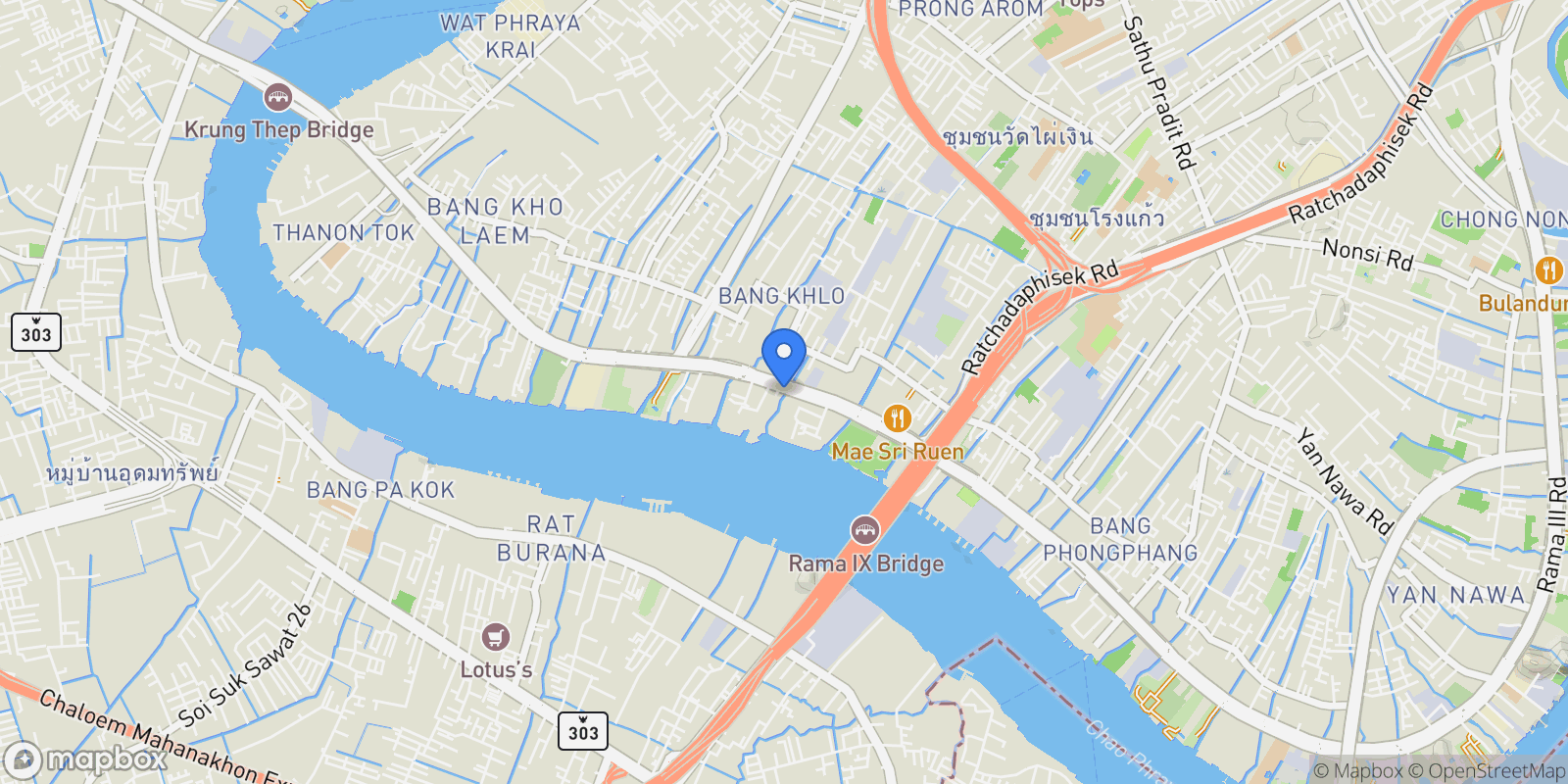 Map showing 888 Thanon Rama Ill, Bangklo, Bangkoleam, Krung Thep Maha Nakhon 10120, Thailand, Bangkok, Krung Thep Maha Nakhon, Thailand.