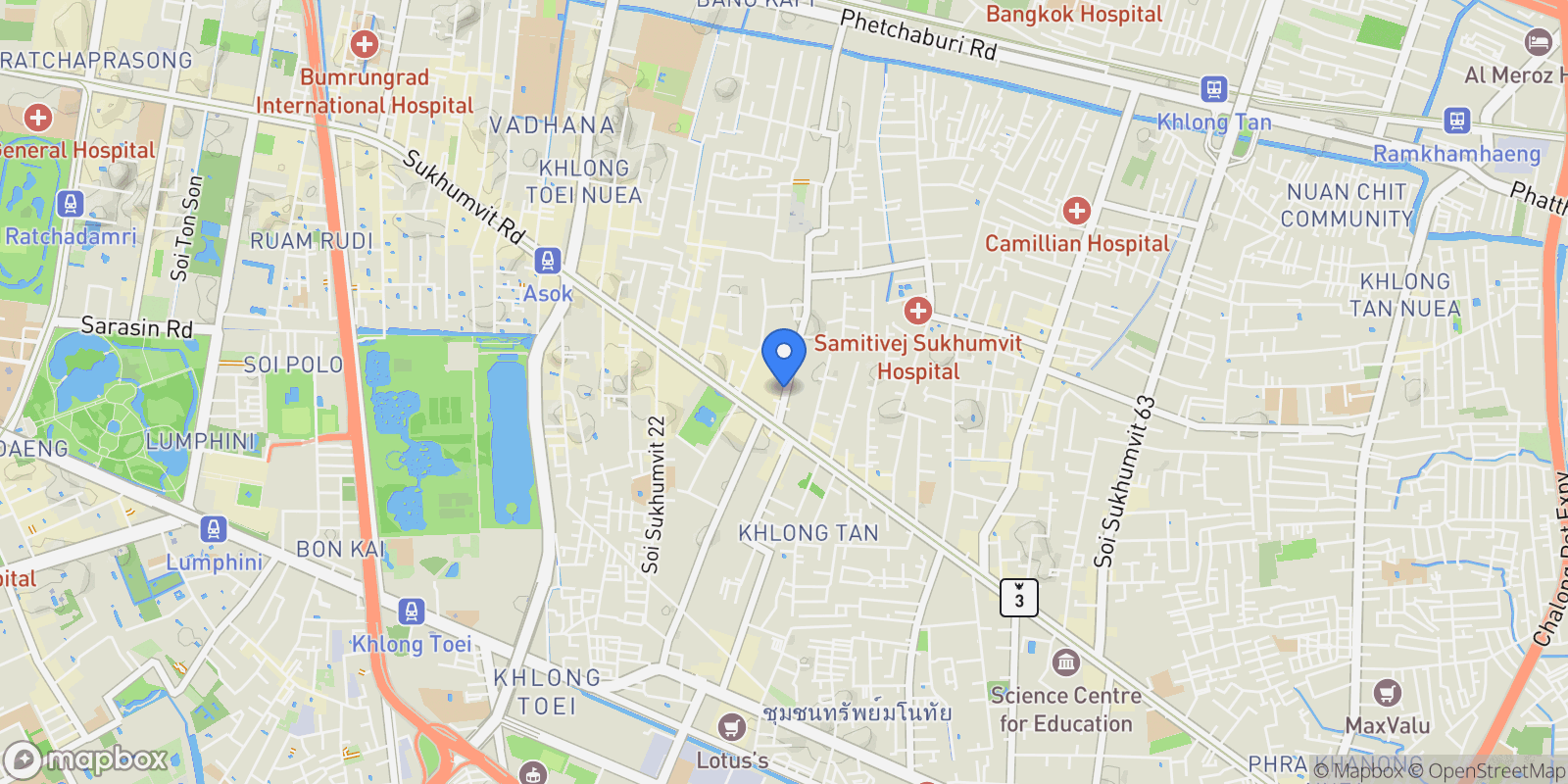 Map showing 7 Soi Sukhumvit 39, Khwaeng Khlong Tan Nuea, Watthana, Krung Thep Maha Nakhon 10110, Thailand, Bangkok, Krung Thep Maha Nakhon, Thailand.
