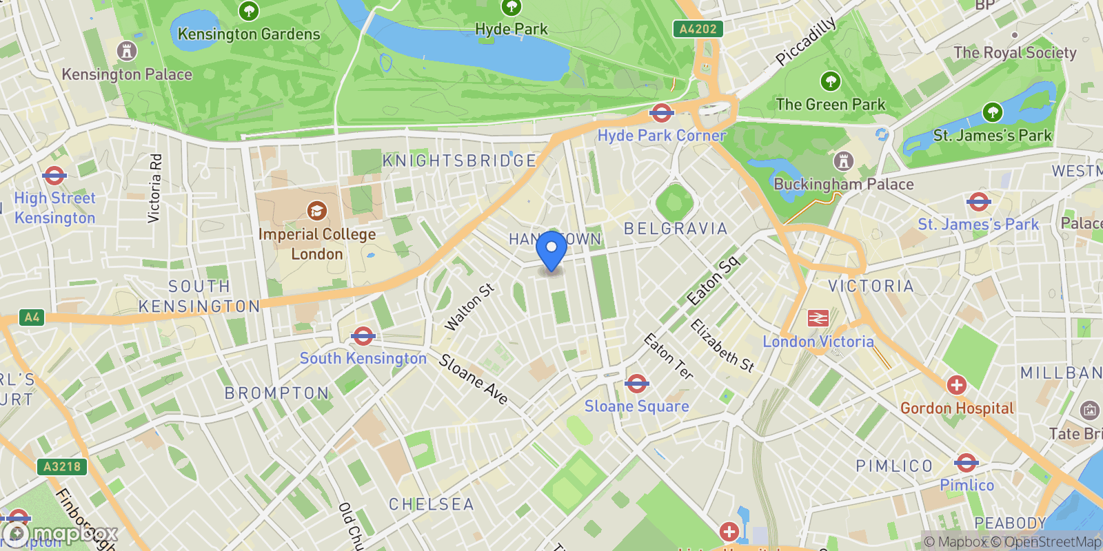 Map showing Flat 5, Central London, London, England, United Kingdom.