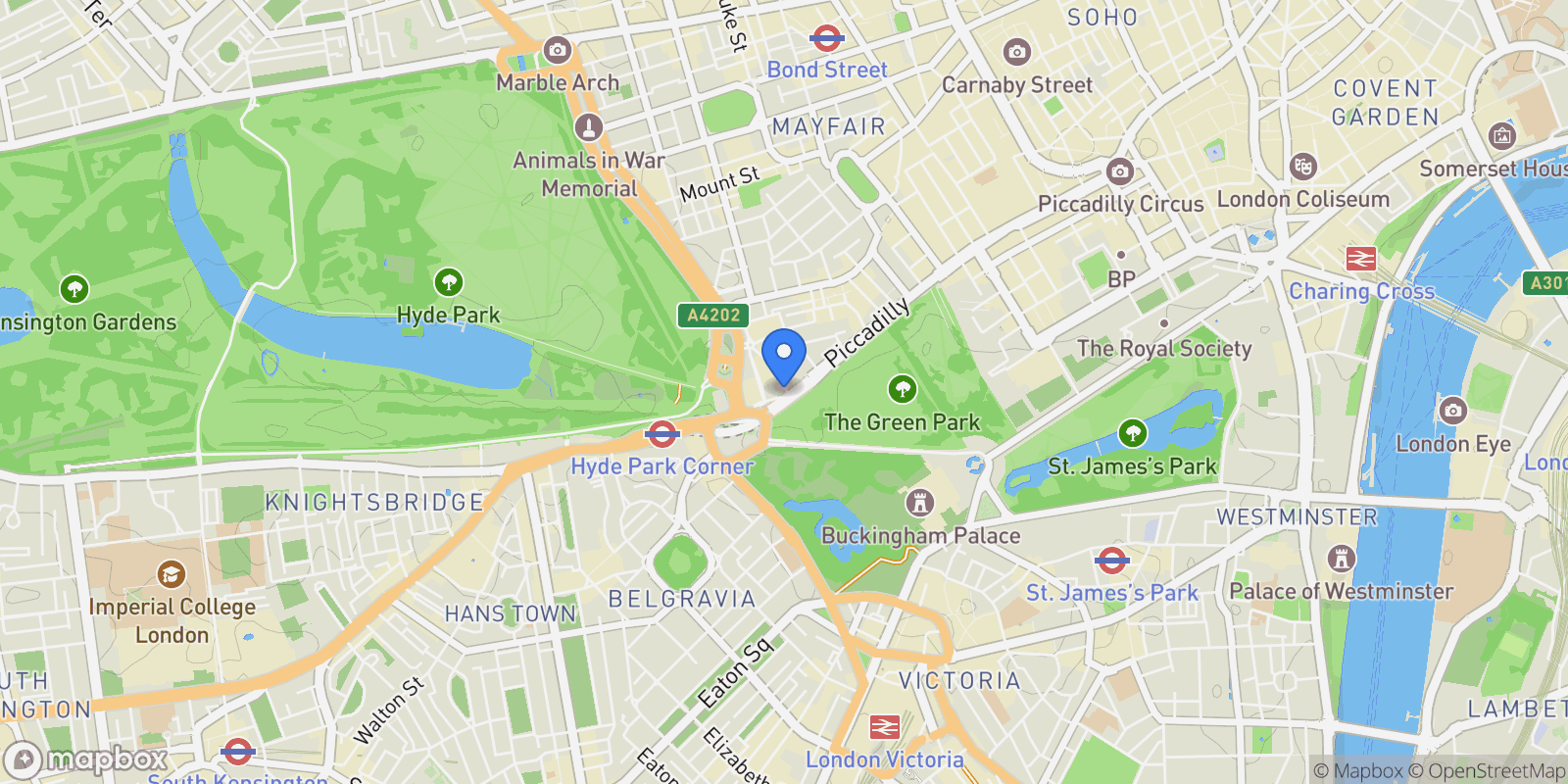 Map showing 4 Latymer House, Central London, London, England, United Kingdom.