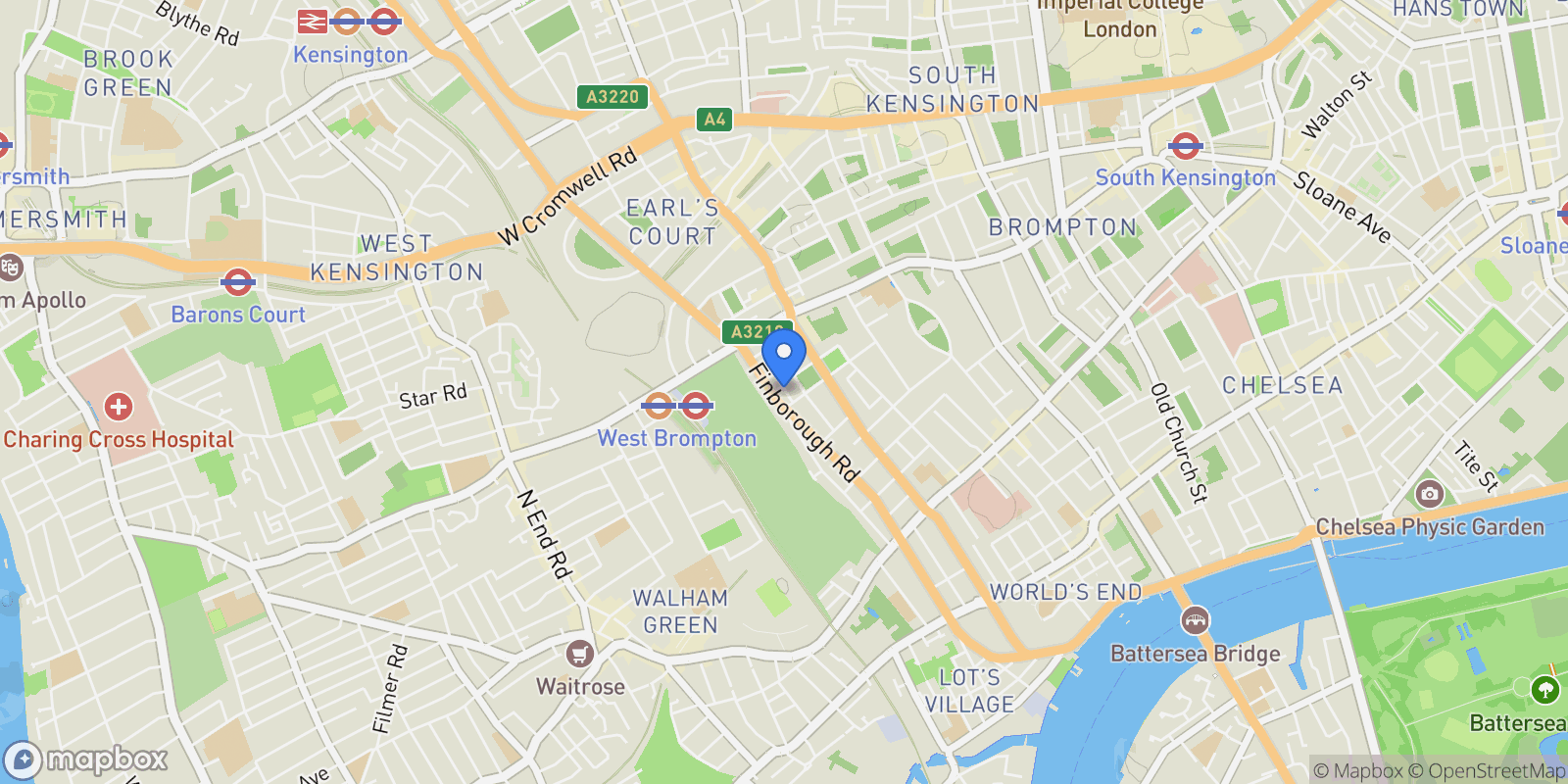 Map showing Second Floor, Central London, London, England, United Kingdom.
