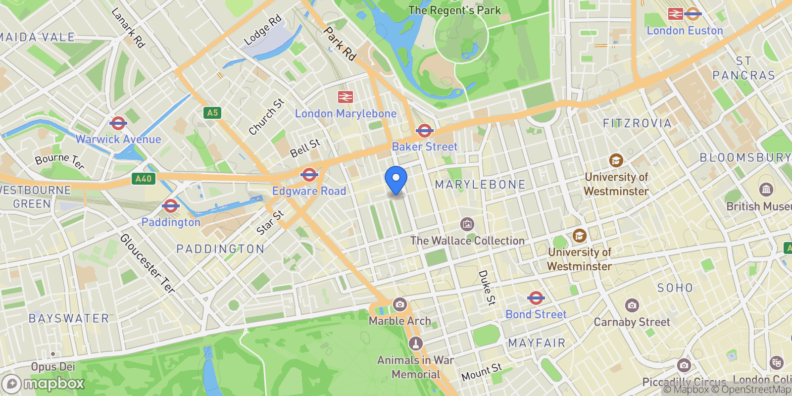 Map showing 10 Greenhaven Court, Central London, London, England, United Kingdom.