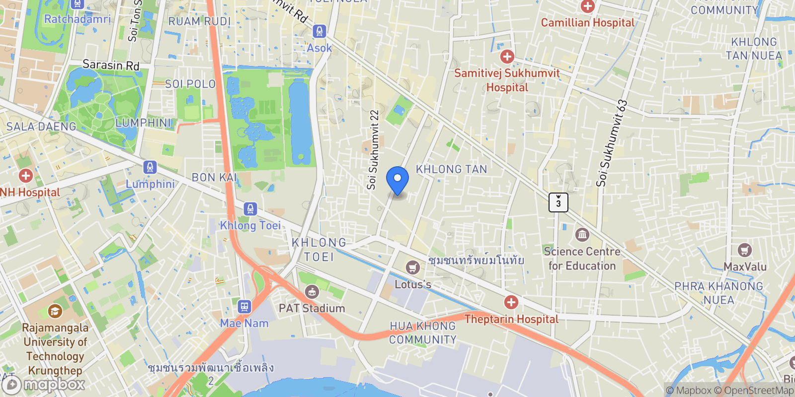Map showing 93 Soi Sukhumvit 24, Khwaeng Khlong Tan, Khet Khlong Toei, Krung Thep Maha Nakhon 10110, Thailand, Bangkok, Krung Thep Maha Nakhon, Thailand.