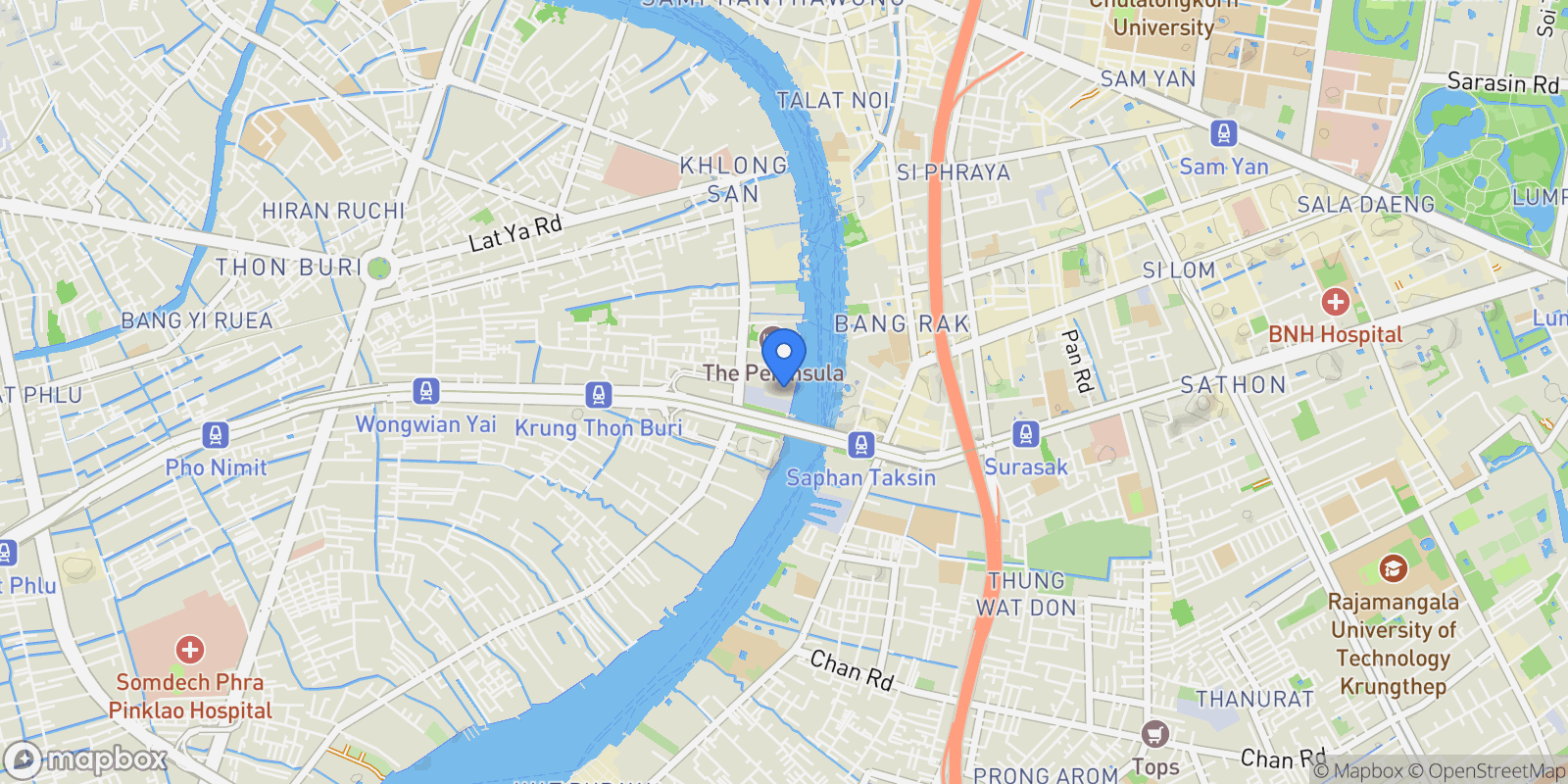 Map showing ซอยเจริญนคร 13 ถนนเจริญนคร, แขวงคลองต้นไทร เขตคลองสาน กรุงเทพมหานคร, 10600 Khwaeng Khlong Ton Sai, Khet Khlong San, Krung Thep Maha Nakhon 10600, Thailand, Bangkok, Krung Thep Maha Nakhon, Thailand.