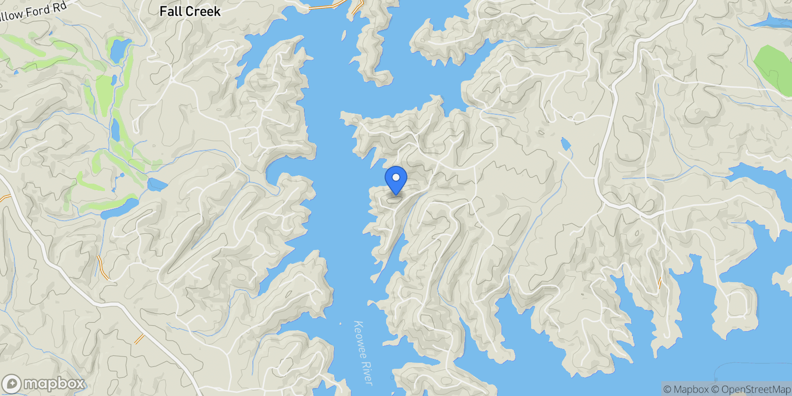 Map showing 194 Cool Water Way , Sunset, SC 29685, Sunset, South Carolina, United States.