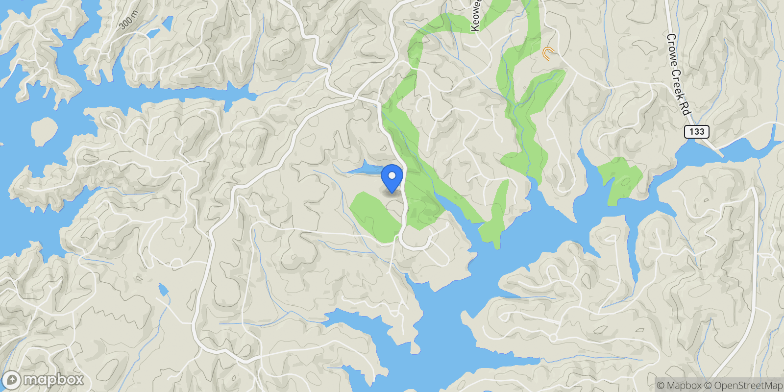 Map showing 109 Laurel Pond Way , Sunset, SC 29685, Sunset, South Carolina, United States.
