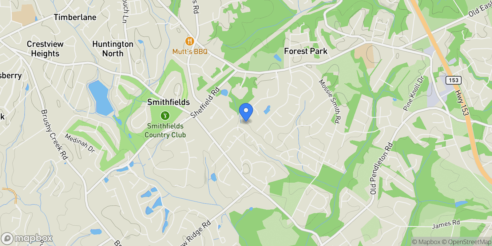 Map showing 426 Providence Way , Easley, SC 29642, Easley, South Carolina, United States.