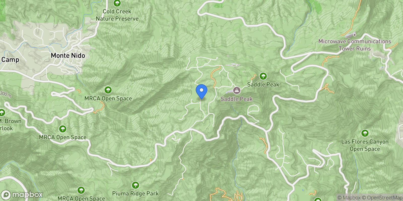 Map showing 190 Loma Metisse Road, Malibu, California, United States.