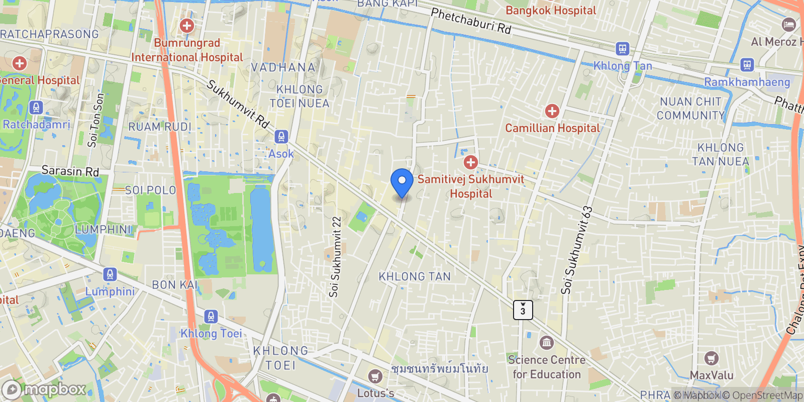 Map showing The Diplomat 39, Watthana, 10 10110, Bangkok, Krung Thep Maha Nakhon, Thailand.