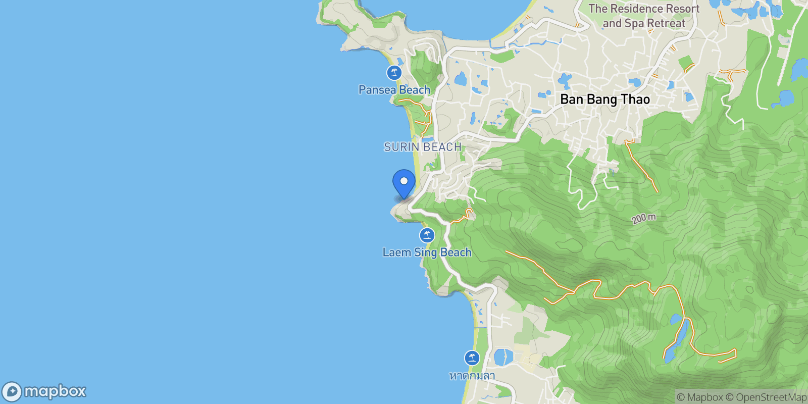 Map showing Villa Papillon Choeng Thale, Phuket, 83 83110, Choeng Thale, Phuket, Thailand.