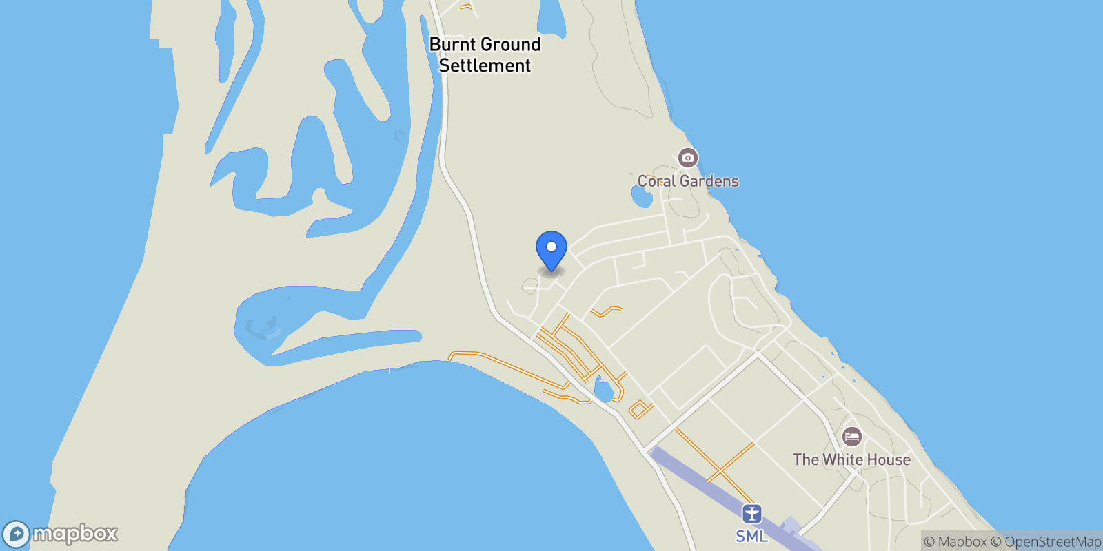 Map showing 4/2   DUPLEX HOME, Stella Maris, Long Island, The Bahamas.
