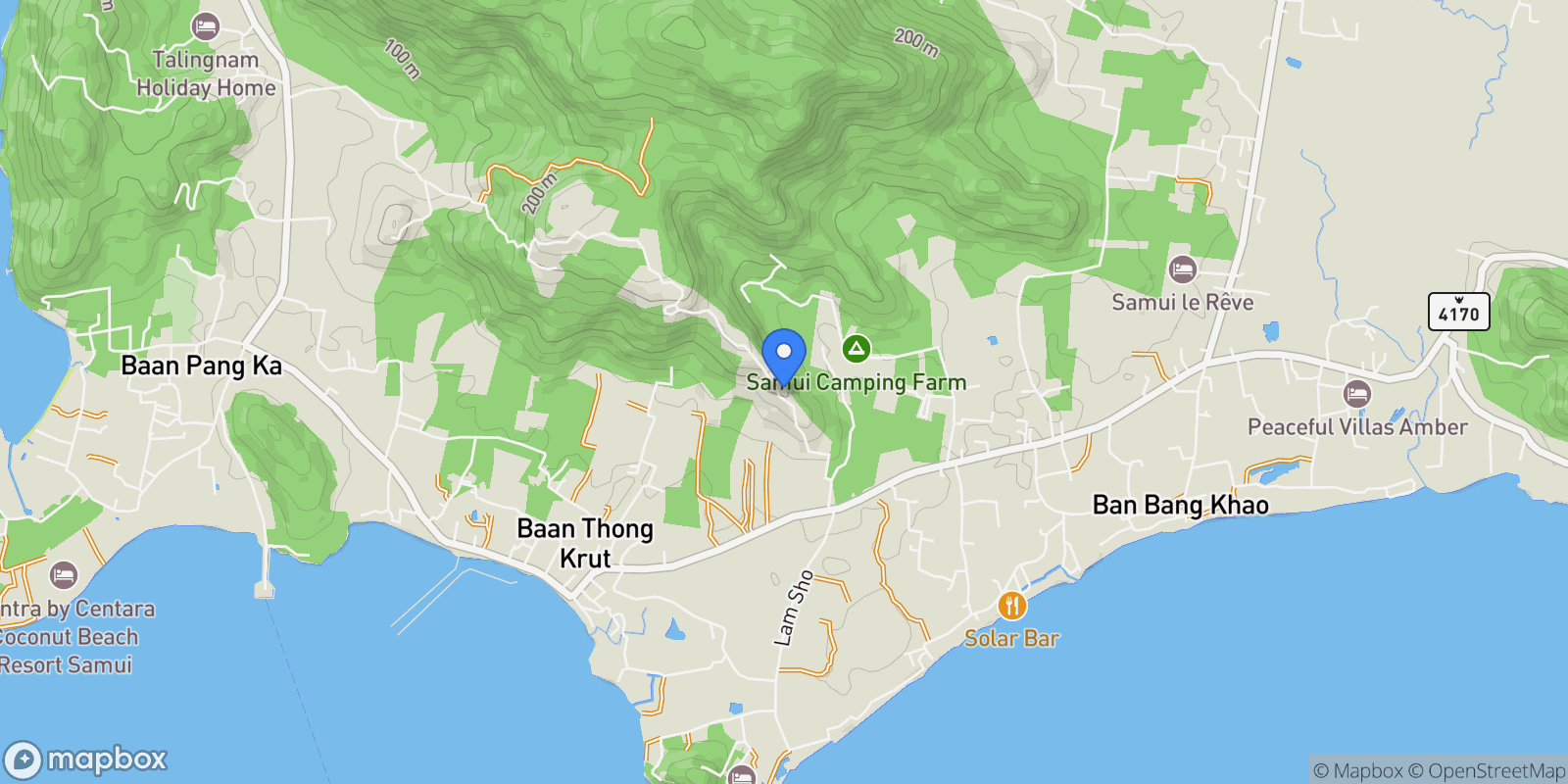 Map showing Villa Batu Sanh Kiri Kahm 149/55, Surat Thani, 84 84140, Koh Samui, Surat Thani, Thailand.