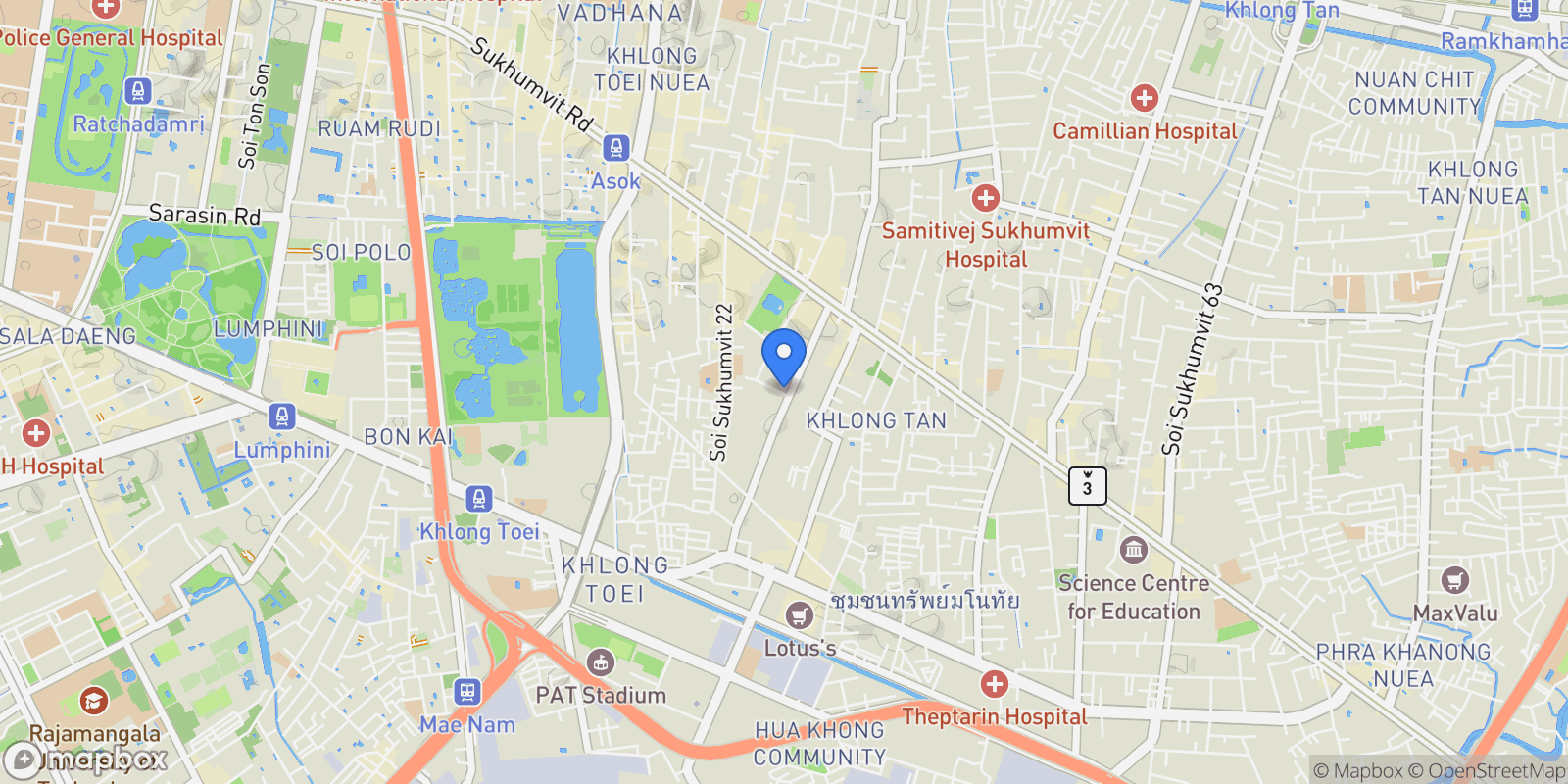 Map showing THE 528 ESTATE Soi Sukhumvit 28, Sukhumvit Rd, Khwaeng Khlong Tan, Bangkok, 10 10110, Bangkok, Bangkok, Thailand.
