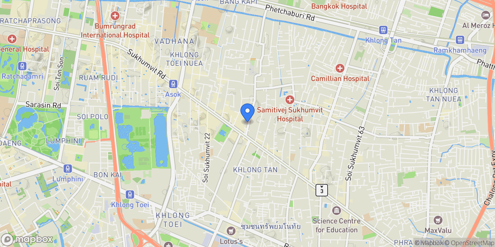 Map showing The Diplomat 39, Watthana, 10 10110, Bangkok, Krung Thep Maha Nakhon, Thailand.