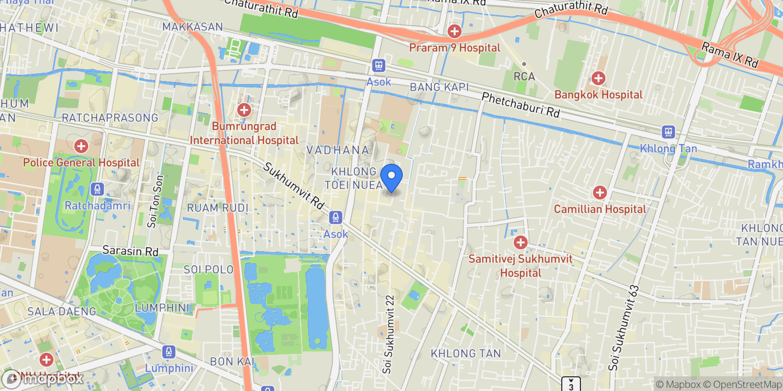 Map showing 122 Soi Sukhumvit 23, Klong toei nuea, Wattana, 10 10110, Bangkok, Krung Thep Maha Nakhon, Thailand.