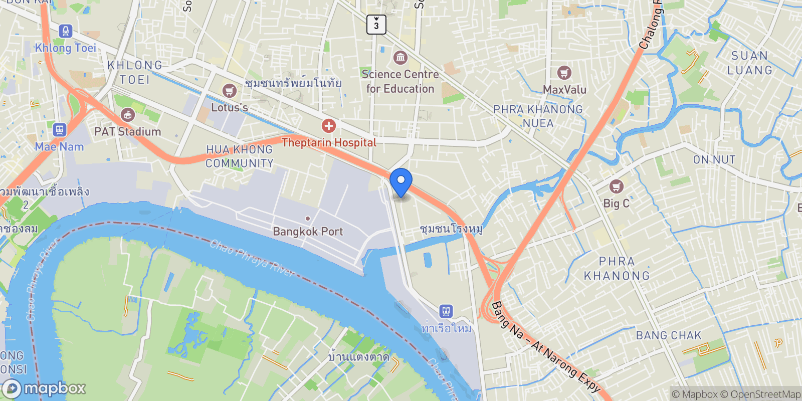 Map showing Lake Green, Khlong Toei, 10 10110, Bangkok, Krung Thep Maha Nakhon, Thailand.
