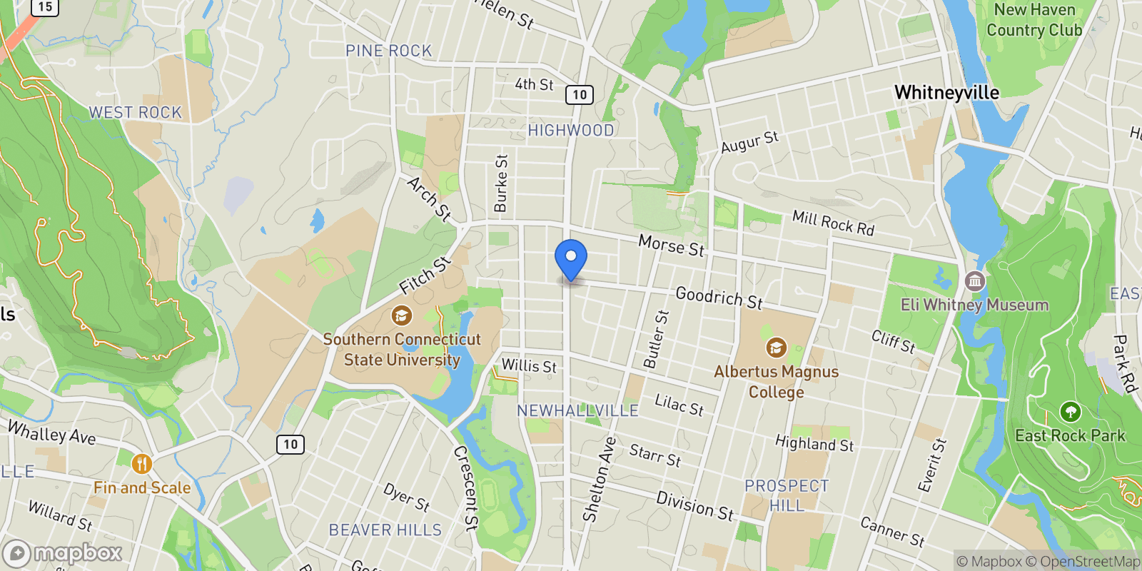 Map showing 811 Dixwell Avenue, Hamden, CT 06511, New Haven, Connecticut, United States.