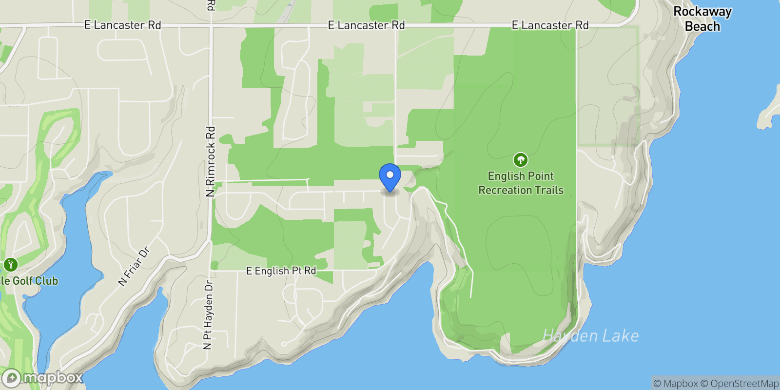 Map showing 4434 E Sorrel Ave, Hayden, ID 83835, Hayden, Idaho, United States.
