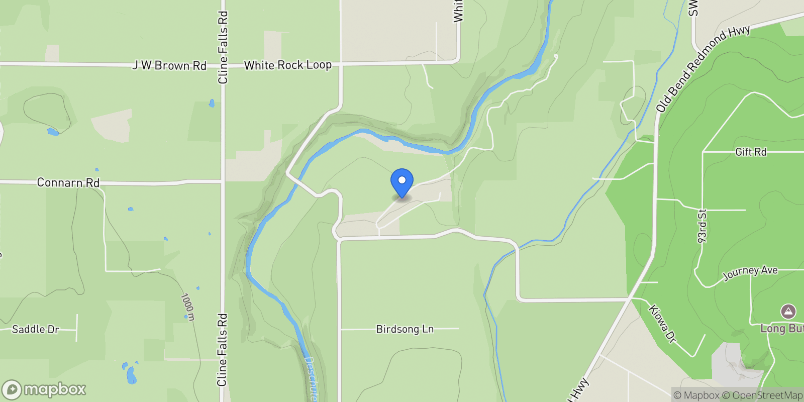 Map showing 20305 Arrowhead Drive , Bend, OR 97703, Bend, Oregon, United States.