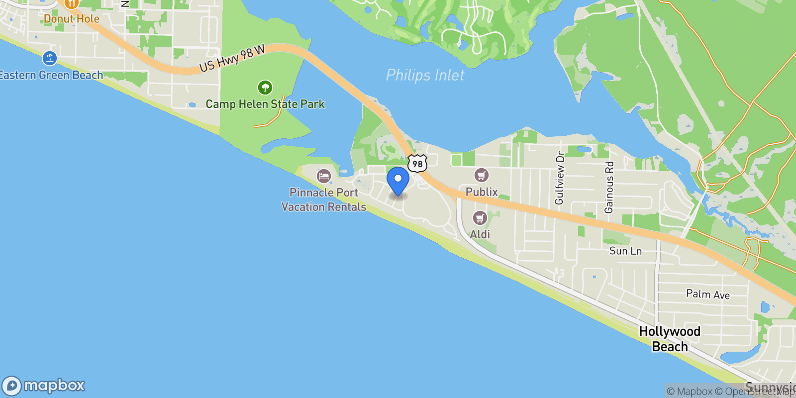 Map showing 209 Dunecrest Lane, Rosemary Beach, Florida, United States.