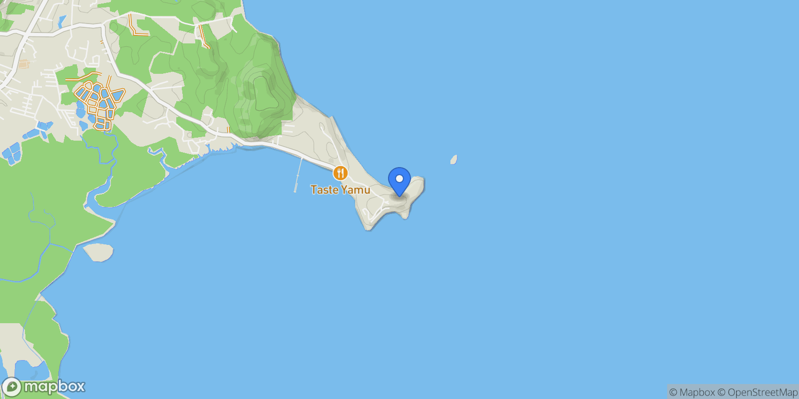 Map showing Cape Yamu, Tambon Pa Klok, Amphoe Thalang, Chang Wat Phuket 83110, Thailand, Pa Klok, Phuket, Thailand.