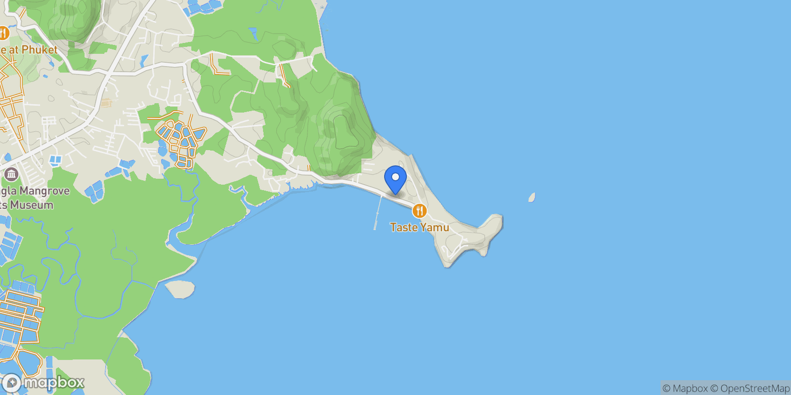 Map showing 222, ป่าคลอก อำเภอถลาง ภูเก็ต 83110, Thailand, Pa Klok, Phuket, Thailand.