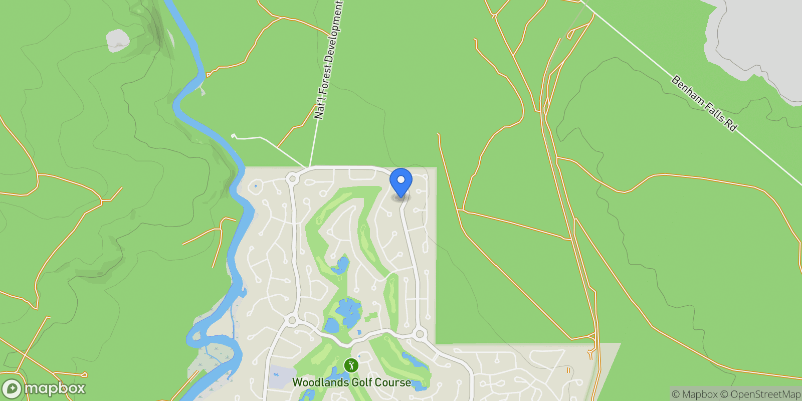 Map showing 17927 Foursome Lane #6 , Sunriver, OR 97707, Sunriver, Oregon, United States.