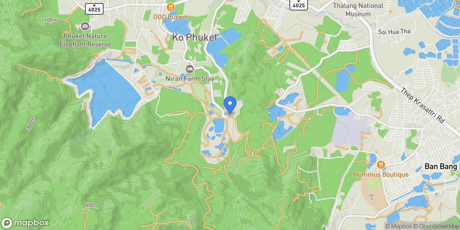 Map showing 260, 5, Tambon Si Sunthon, Amphoe Thalang, Chang Wat Phuket 83110, Thailand, Si Sunthon, Phuket, Thailand.